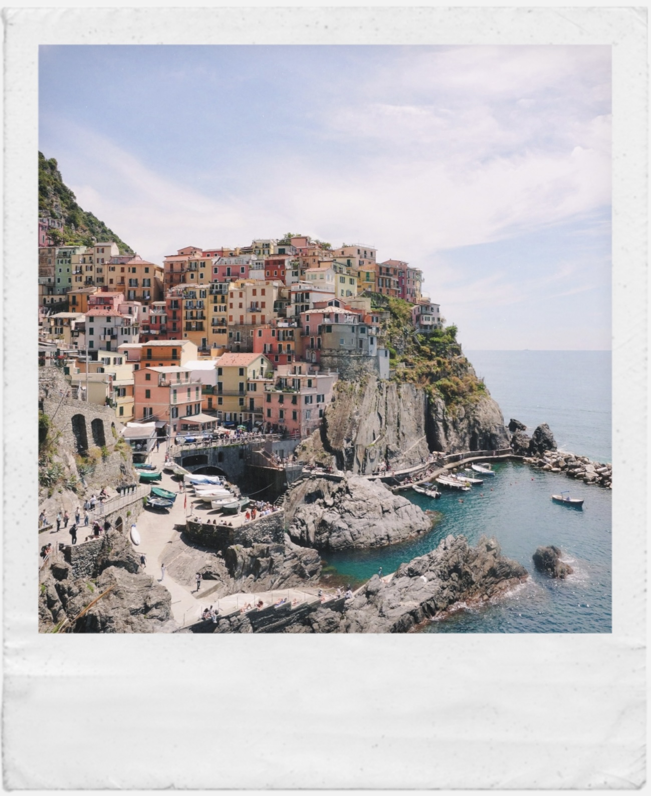Colorful Italian coastal town