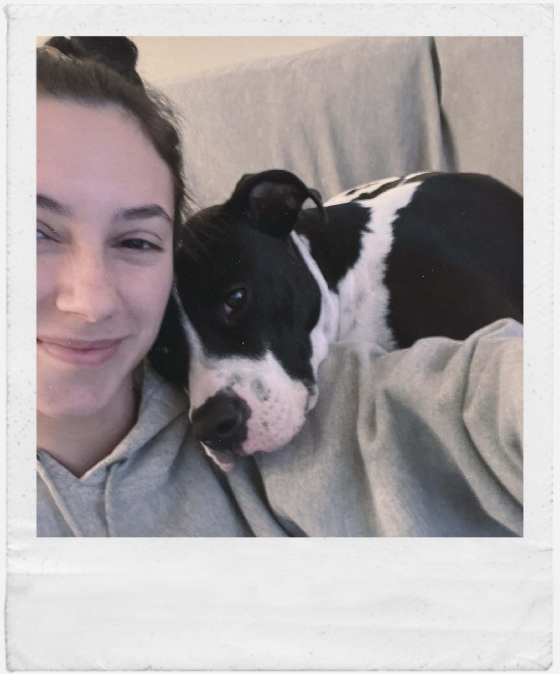 Natasha with Oscar